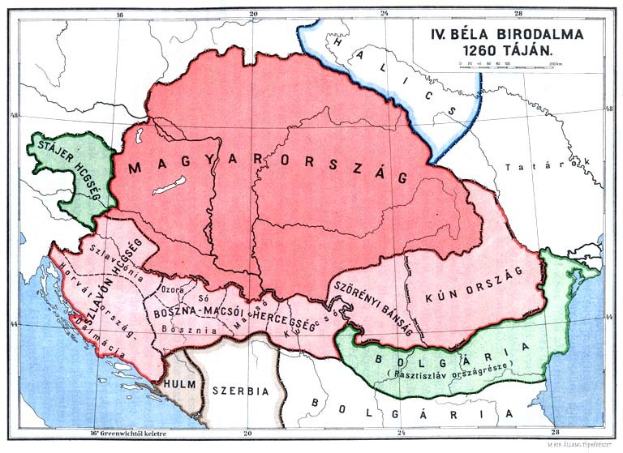Eine 16. Jahrhundert-Karte von Ungarn, die das Ausmaß des ungarischen Reichs mit detaillierten Textanmerkungen zeigt.