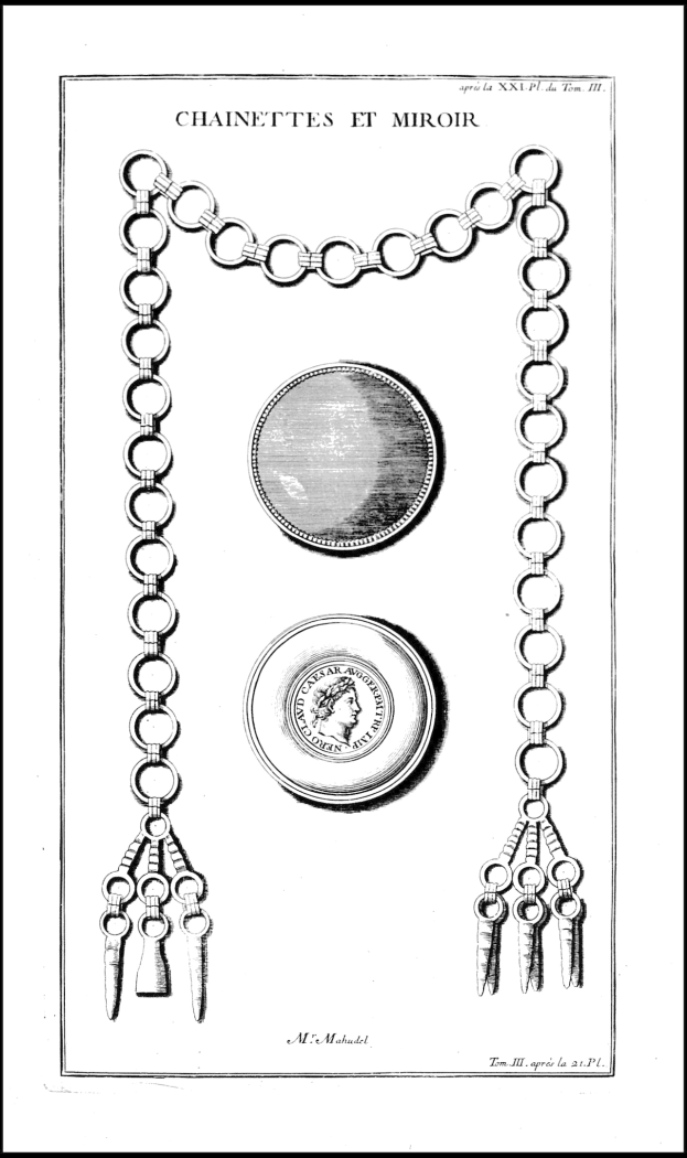 Black and white illustration of an ornate chain with a central coin, surrounded by bold text.