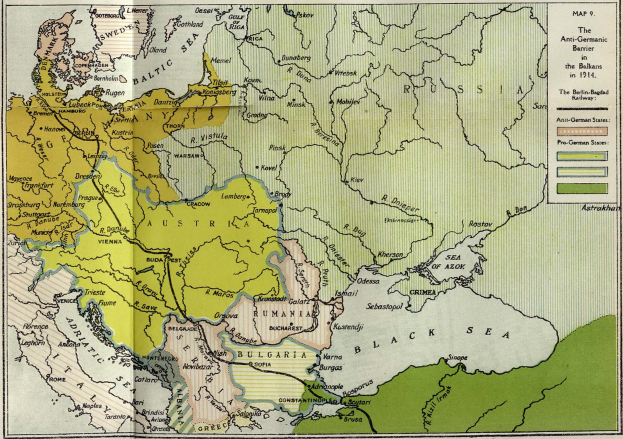 Ein Plakatplan des britischen Empire während der Schlacht im Hürtgenwald im Jahr 1914, der die anti-deutsche Barriere mit detaillierten Texten und numerischen Daten darstellt.