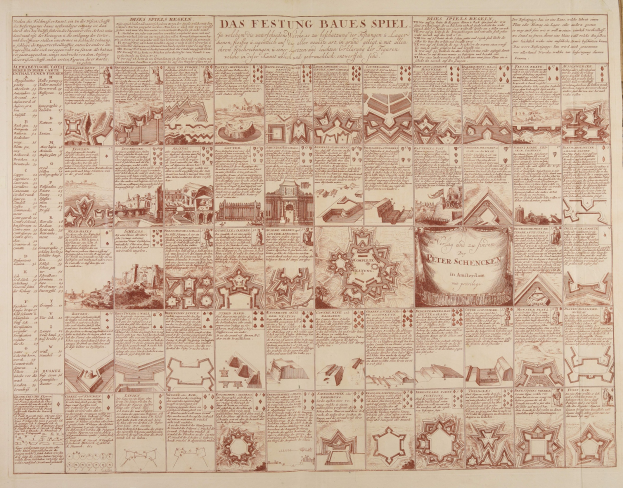 Altes Buch mit einer detaillierten illustrierten Karte von Berlin auf dem Cover.