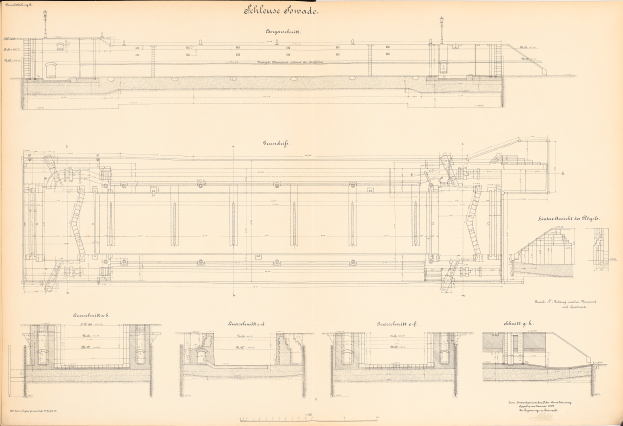 A detailed drawing of a train with labeled components on the cover of an old book.