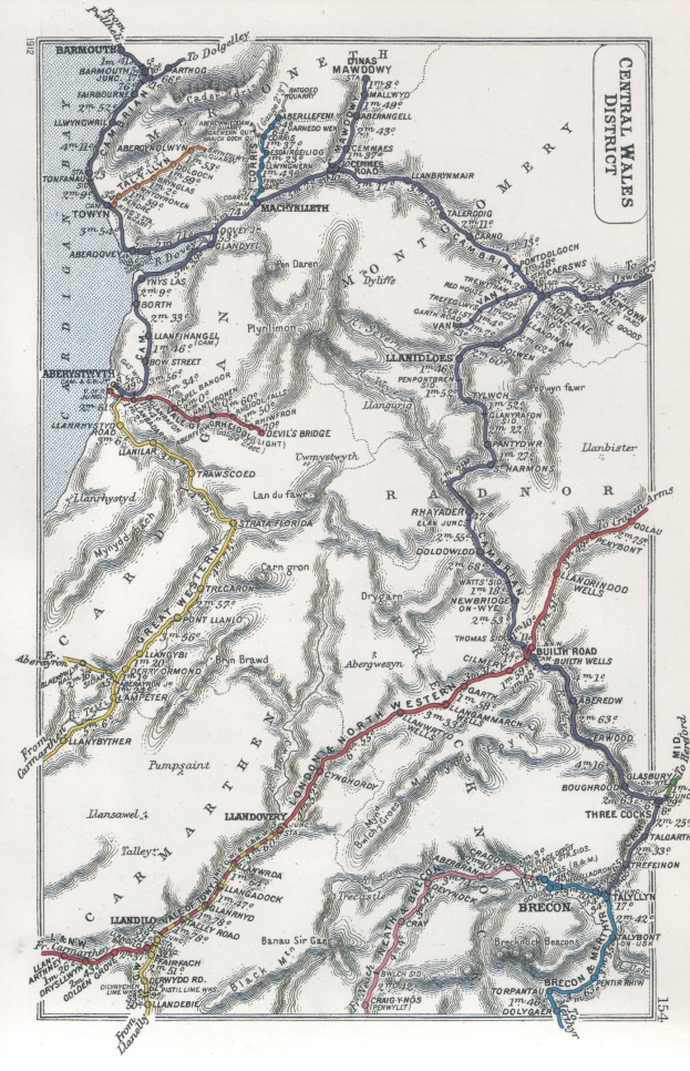 Ausführliche alte Karte der schottischen Highlands, die geografische Merkmale, Routen und beschriftete Städte, Ortschaften und Sehenswürdigkeiten zeigt.
