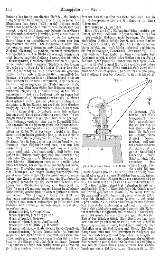 Page from a book titled "German Patent 114,000,000" featuring a technical drawing of a machine on the right side.