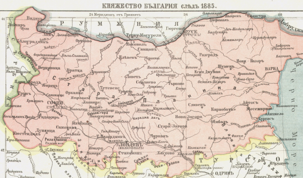 Eine historische Karte von Ukraine aus dem Jahr 1885, die das territoriale Ausmaß des Russischen Reiches mit dichter Text- und numerischer Daten zeigt.